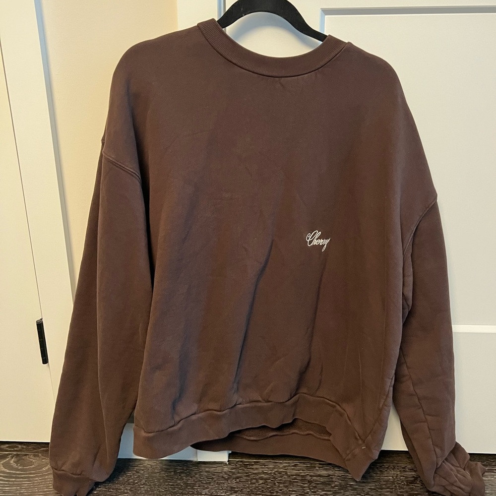 CHERRY LA crewneck- espresso, size large. Great condition.
